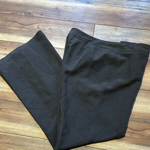 Chico's Brown Silk Blend Wide Leg Pants
